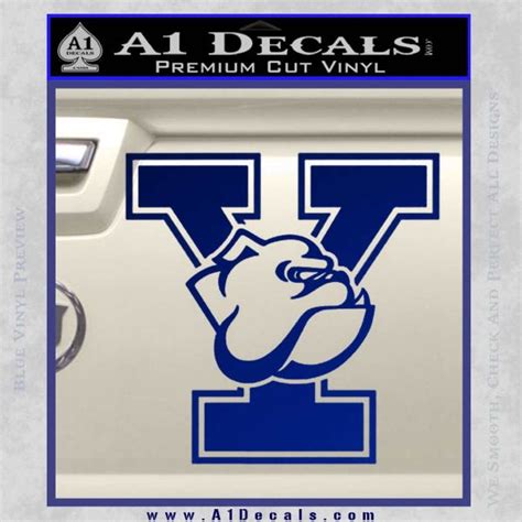 Yale Bulldogs Decal Sticker DY » A1 Decals