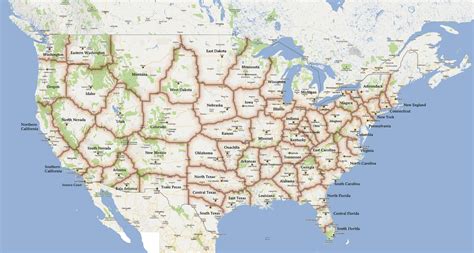 US States Redrawn [2484×1326] : MapPorn