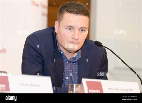 London, UK 18th Jan 2020 Wes Streeting MP, Ilford North, addresses the Fabian New Year ...