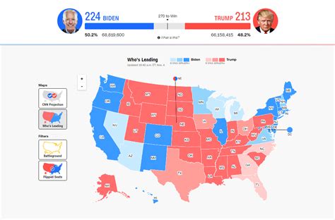 Election Maps Visualizing 2020 U.S. Presidential Electoral Vote Results