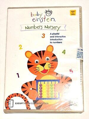 BABY EINSTEIN - Numbers Nursery (DVD, 2004) NEW & SEALED $6.60 - PicClick AU