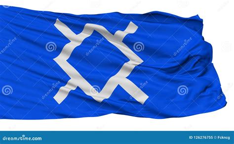 Northern Cheyenne Indian Flag, Isolated on White Stock Illustration ...