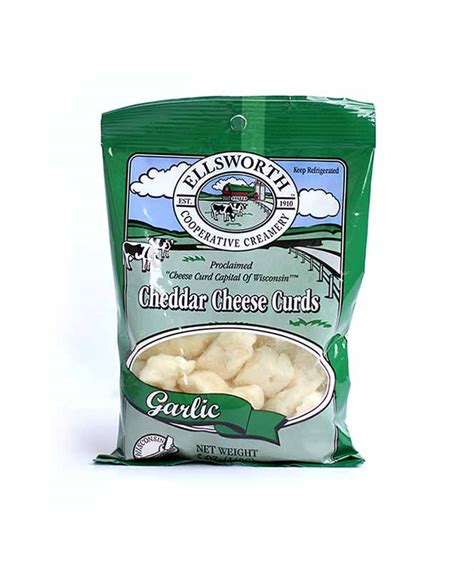 5 oz. Garlic Flavor Natural Cheddar Cheese Curds - Ellsworth ...