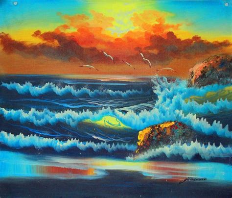 beach scene paintings - Google Search