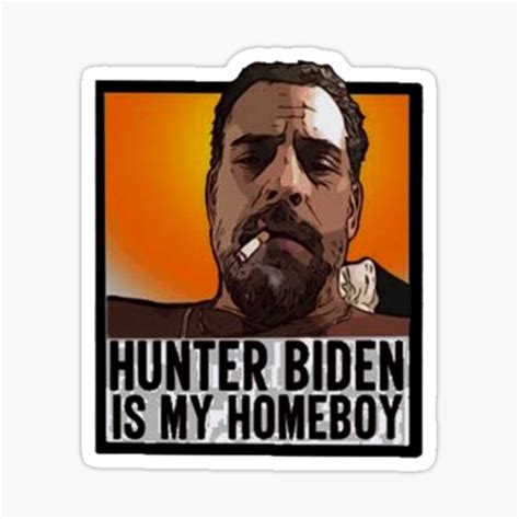 "Hunter biden cute" Sticker for Sale by Jessica4730 | Redbubble