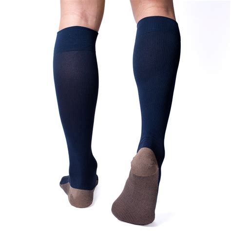 Solid Copper Infused | Knee-High Compression Socks For Men | Dr. Motion