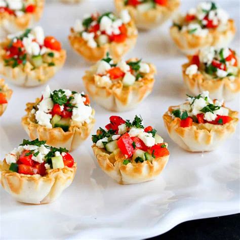 Mini Hummus Phyllo Cup Appetizers | Cookin' Canuck