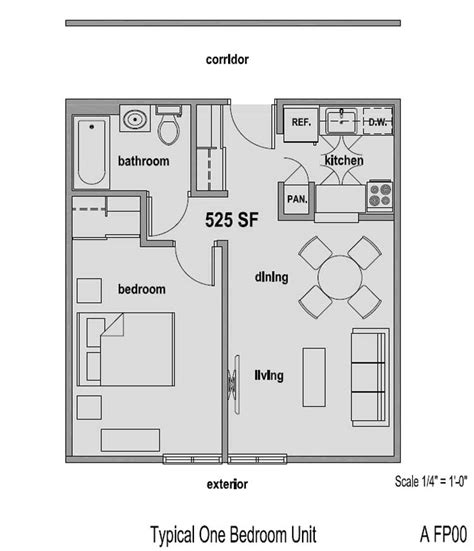 Floor Plans - Pleasant Terrace Apartments