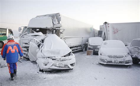 Massive car pileup on Japan highway kills one, injures 17 - WTOP News