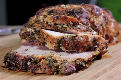 Herb Rubbed Smoked Pork Loin - Smoking Meat Newsletter