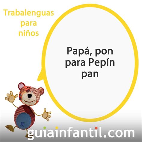 Trabalenguas infantil con la letra P