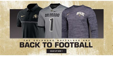 Colorado Buffaloes Football Gear & Merchandise, CU Buffs Apparel ...