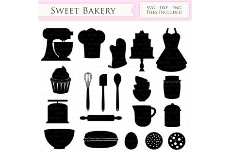 Baking SVG Bakery svg Cutting Files By SVGArtStore | TheHungryJPEG