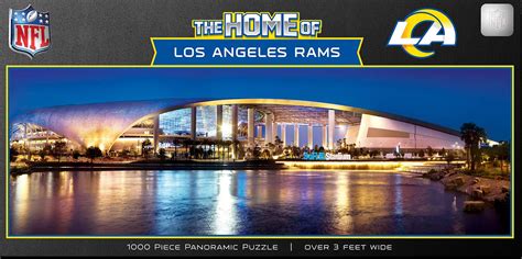 Los Angeles Rams NFL - Stadium, 1000 Pieces, MasterPieces | Puzzle ...