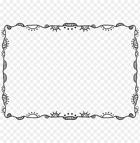 Free download | HD PNG artistic frame png transparent background doodle ...