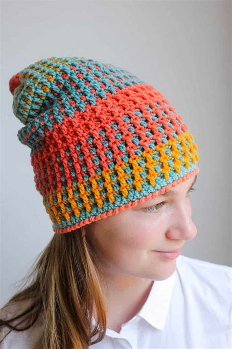 One Hour Bulky Crochet Beanie Free Crochet Pattern