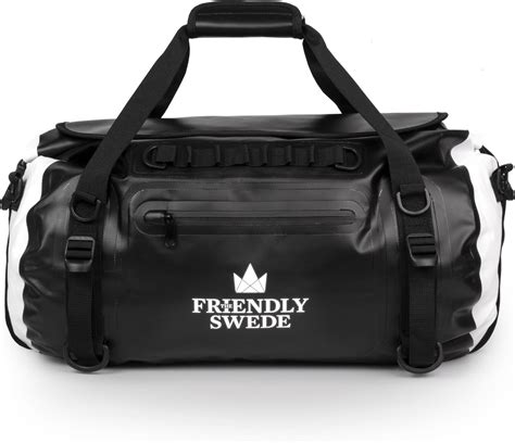 Amazon.com: The Friendly Swede Waterproof Duffel Bag Backpack, Roll Top Dry Bag for Gym, Travel ...