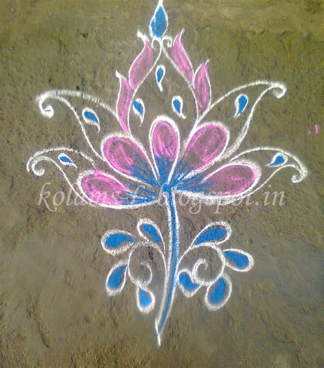 kolangal: small rangoli