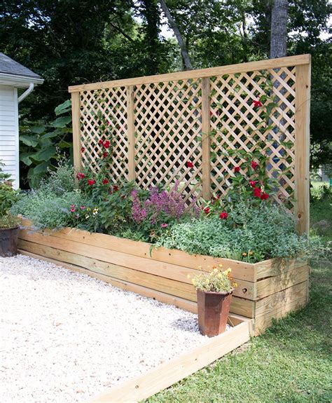 Privacy Screen Planter DIY - | Diy garden bed, Outdoor patio diy, Raised garden beds diy