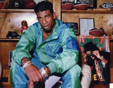 The hair, the jewelry, the gear — and the swag he rocked it with: Deion ...