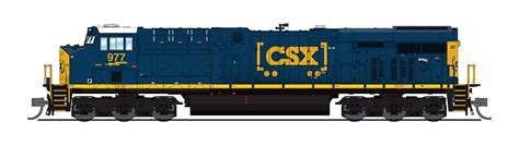 Broadway Limited 3896 N CSX GE ES44AC Diesel Locomotive Sound/DCC #977 – Trainz