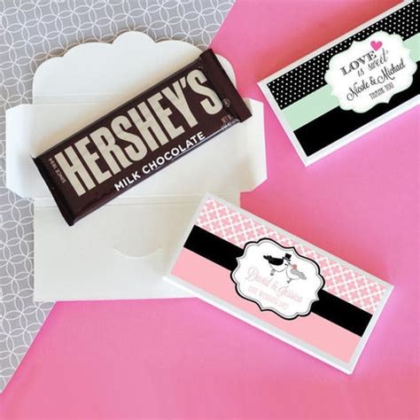 Personalized Chocolate Bar Wrappers for Wedding