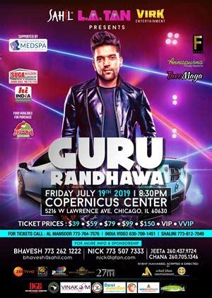 Guru Randhawa - Chicago Concert - Copernicus Center