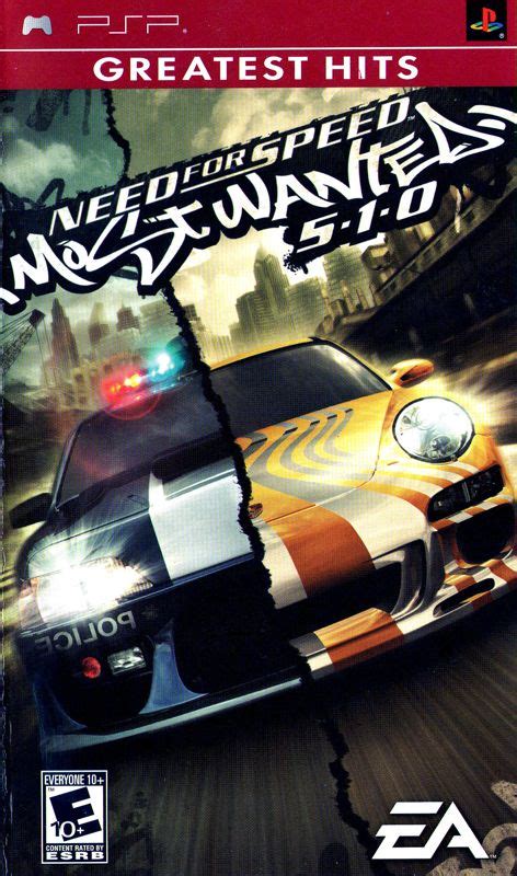 Need for Speed: Most Wanted 5-1-0 (2005) PSP box cover art - MobyGames