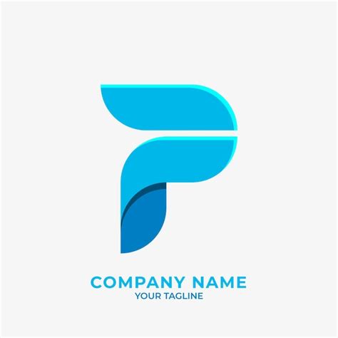 Free Vector | Flat design letter p logo template