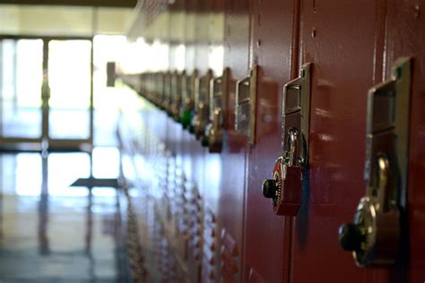 Lockers at school | This is a picture where i tried to "lead… | Flickr