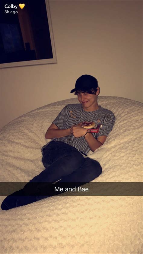 Colby Brock via @colbybrockk (Snapchat) Emo Boys, Colby Brock Snapchat, Sam And Colby Fanfiction ...