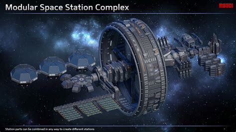 Scifi Modular Space Station Complex by msgamedevelopment on DeviantArt