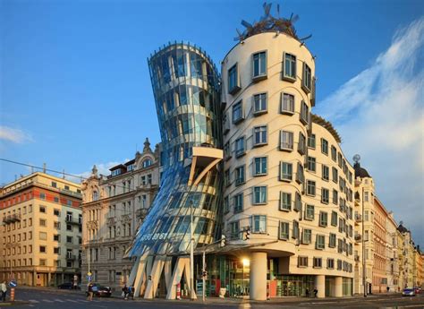 The Famous Dancing House of Prague by Frank Gehry