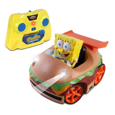 Buy NKOK Remote Control Krabby Patty with Spongebob Vehicle, Full ...