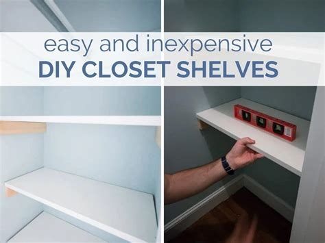 Cheap Closet Shelves Diy - Low Cost Diy Closet For The Clothes Storage ...