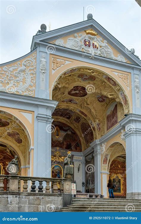 View of the Entrance To the Pilgrimage Church of Holy Hill (Svata Hora ...