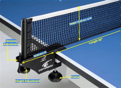 Table Tennis Net Dimensions | F Wall Decoration