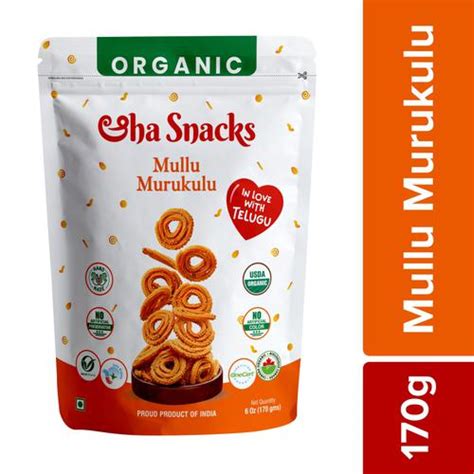 Buy ORGANIC AAHA SNACKS Mullu Murukulu - No Preservatives Online at Best Price of Rs 150 - bigbasket