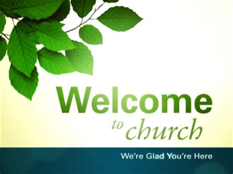 Spring Leaves Welcome To Church 2 | Igniter Media | WorshipHouse Media