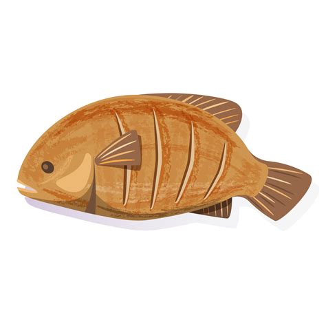 fried fish seafood illustration 20523204 PNG