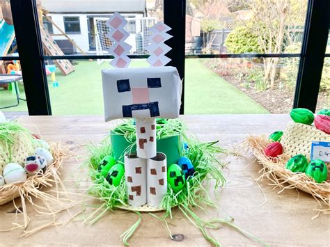 DIY Minecraft Easter Bunny Hat - The Spirited Puddle Jumper