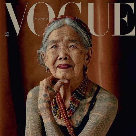 106-year-old Indigenous tattoo artist Apo Whang-Od becomes Vogue's oldest cover star - Good ...