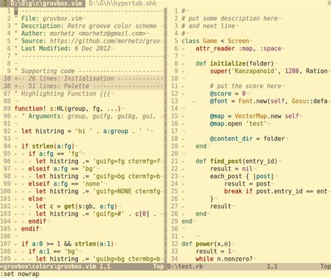 GitHub - vim-scripts/gruvbox: Retro groove color scheme for Vim