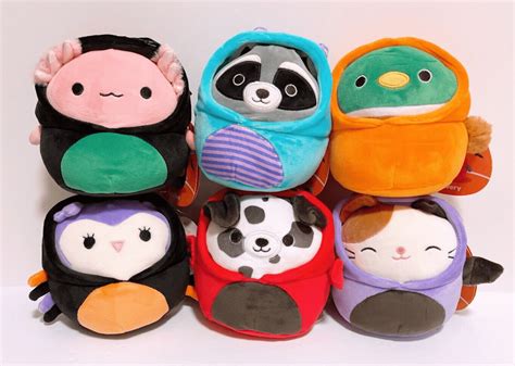 Squishmallows 2023 Halloween Hoodie Costume Squad 5" Mini Plush Dolls ...