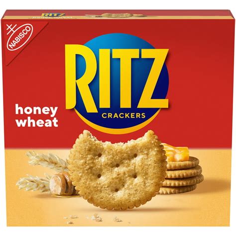 Nabisco Ritz Honey Wheat with Whole Grain Crackers, 13.7oz box ...