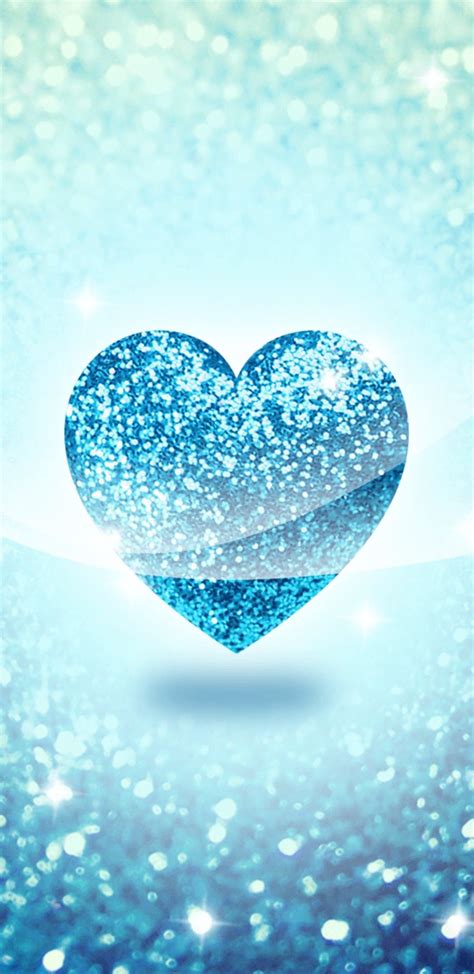 Blue Heart Wallpaper Heart Iphone Wallpaper, Wallpaper - Blue Heart ...