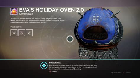 Destiny 2: The Dawning complete ingredients list and recipe guide - VG247