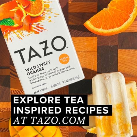 Tazo Wild Sweet Orange Herbal Tea Tea Bags, 20 ct - Kroger