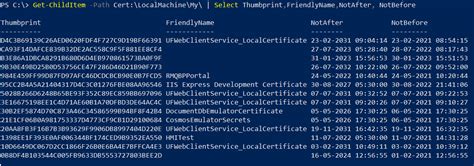 Get Certificate Thumbprint in PowerShell - ShellGeek