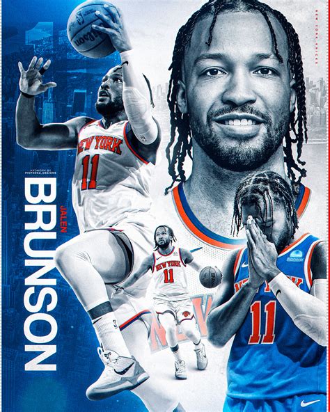 Jalen Brunson New York Knicks Design :: Behance